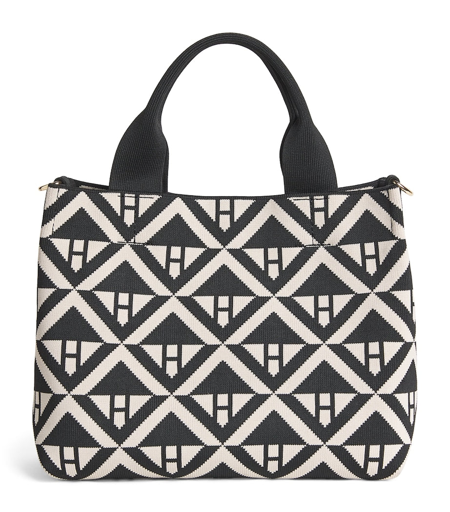 Harrods small geometric tote bag (British brand)