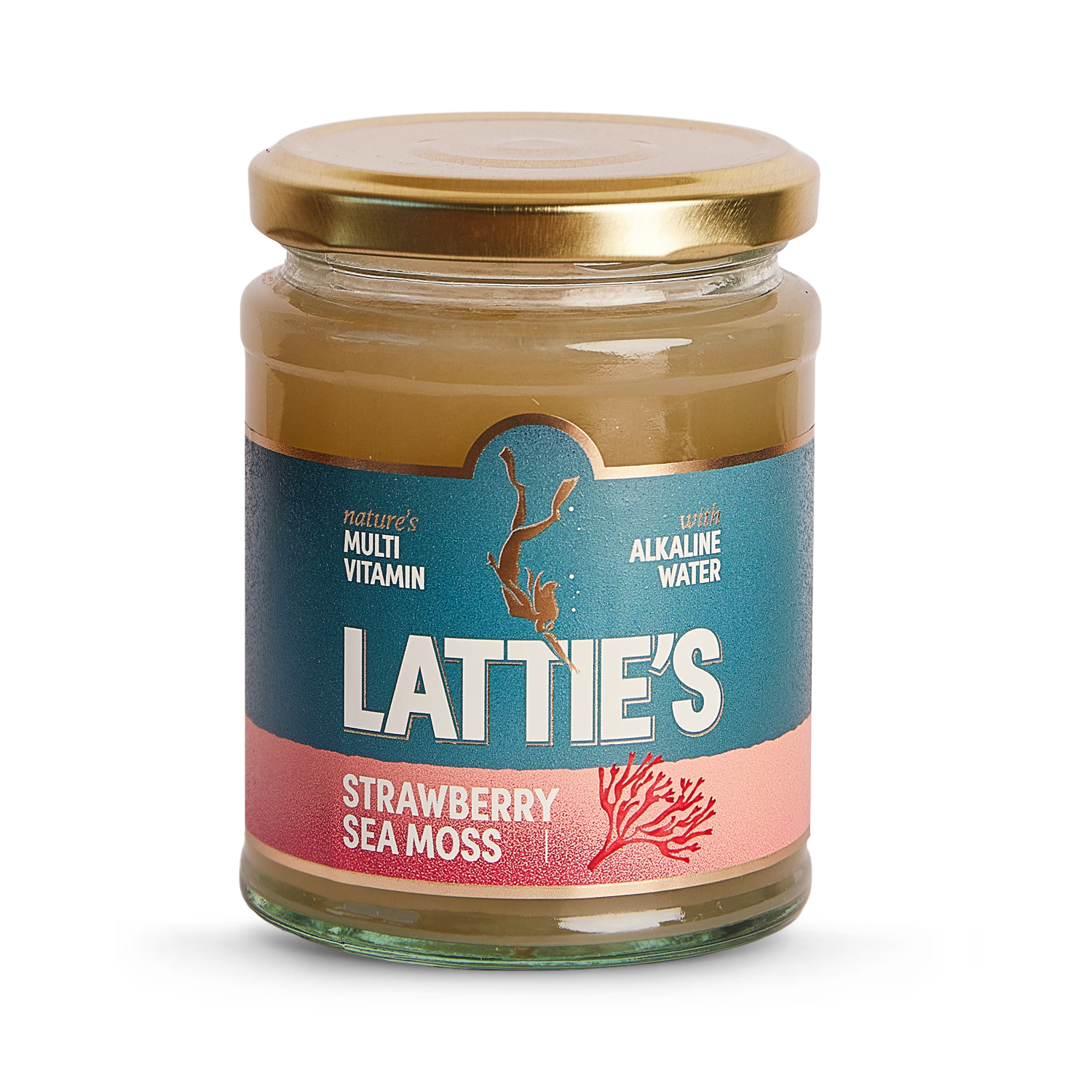 Latties Strawberry Sea Moss Gel 250g - British product