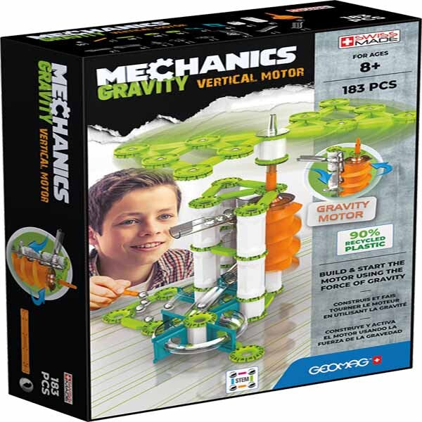 Geomag Mechanics Gravity magnetic vertical motor 183 pieces, imported from the UK