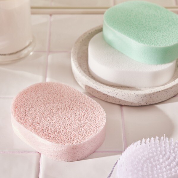 Superdrug Ramer Bath & Body Sponge Pink GOODS Superdrug   