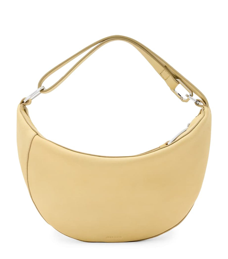 AllSaints micro Luna leather shoulder bag, UK version