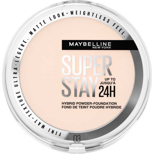 Maybelline Superstay 24H Hybrid Powder Foundation, 03 GOODS Superdrug   