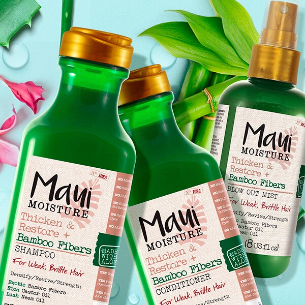 Maui Moisture Thicken & Restore+ Bamboo Fiber Conditioner GOODS Superdrug   