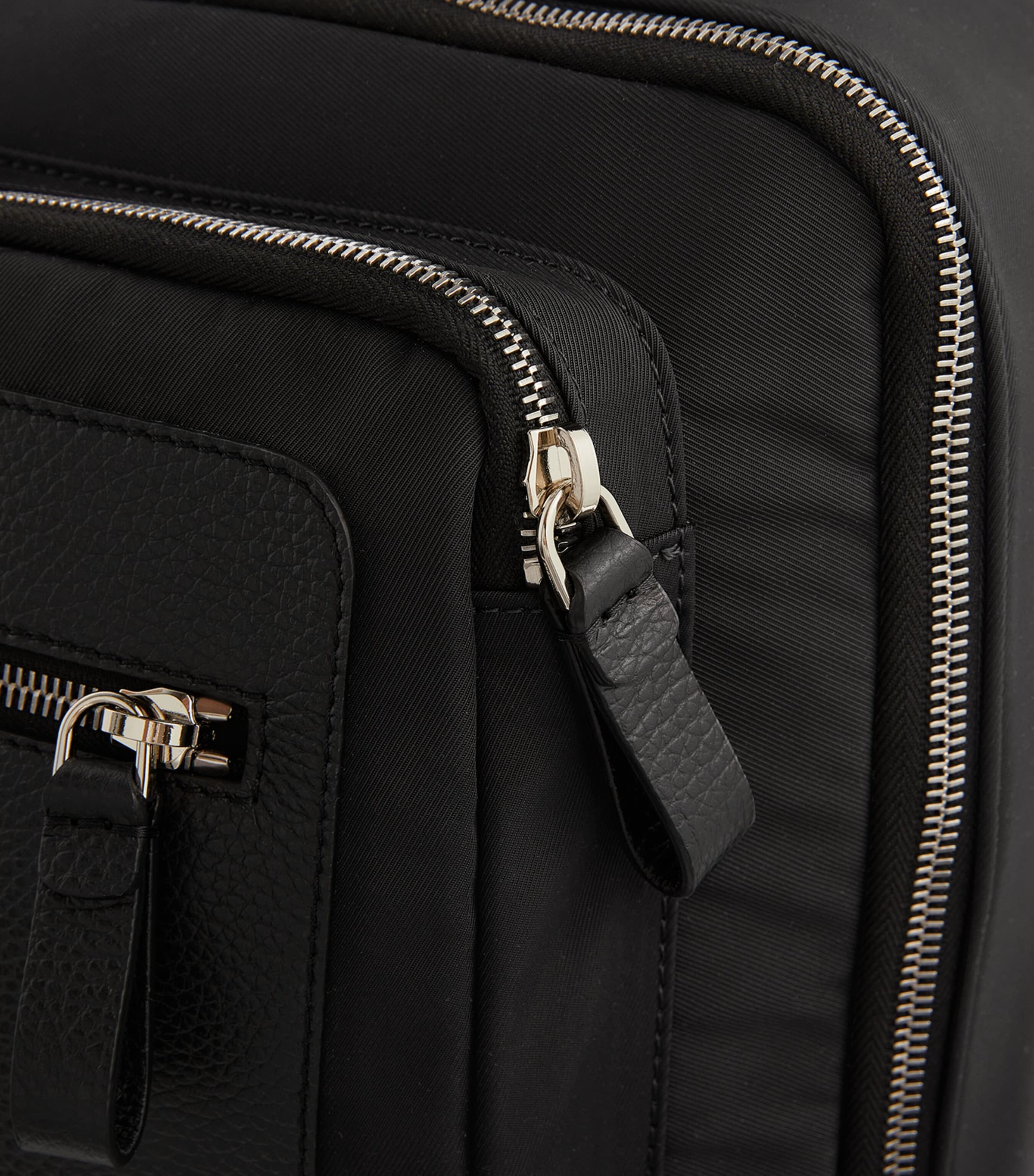 Giorgio Armani backpack recycled polyester leather trims - British product