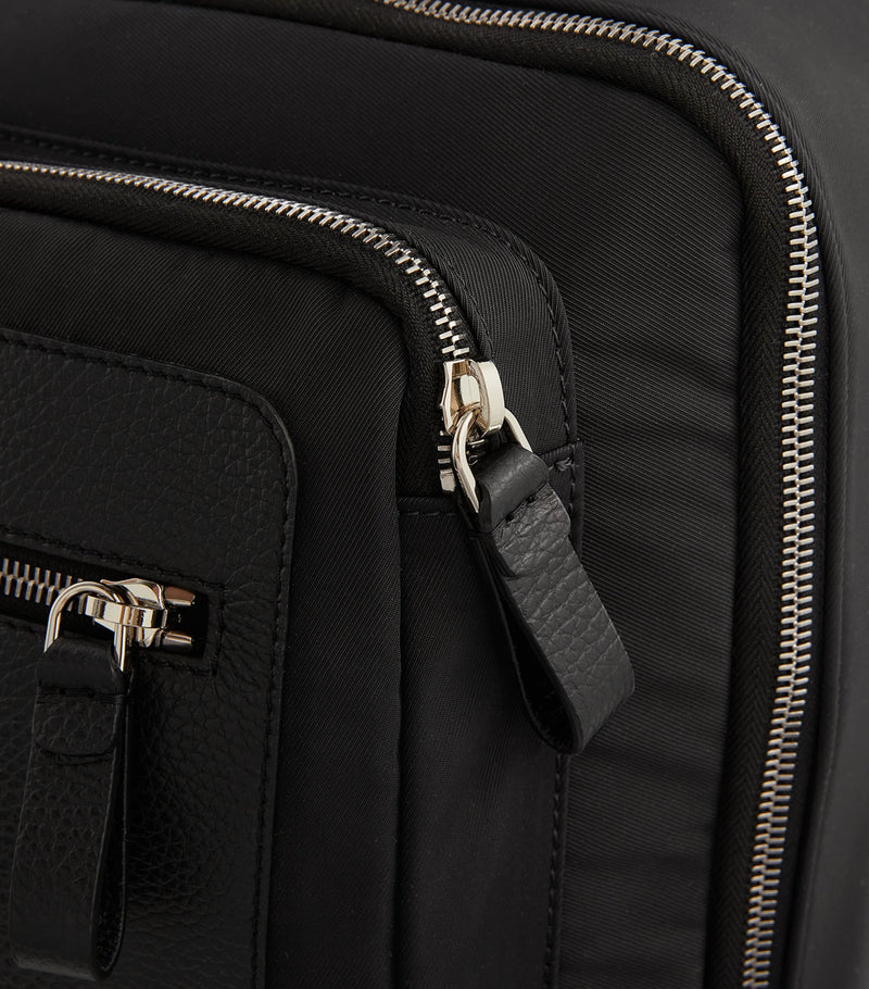 Giorgio Armani backpack recycled polyester leather trims - British product