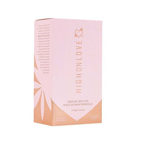 High On Love Lavender Honeybee Bath Oil 120ml - British product
