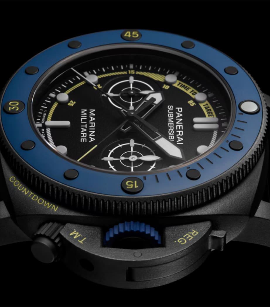 Panerai titanium Submersible Marina Militare dive watch 47mm (British brand)