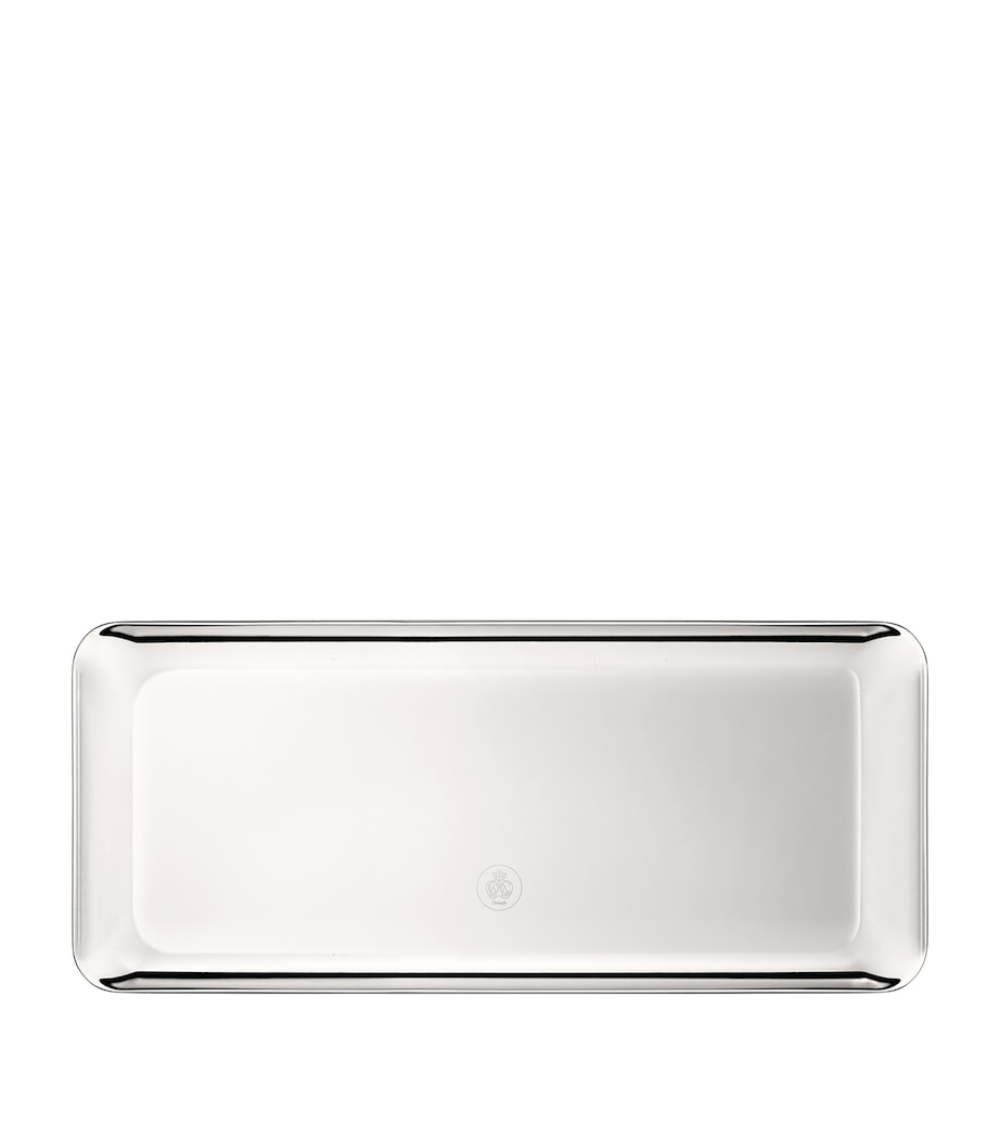 Christofle silver-plated cake dish 37cm x 16cm - British product