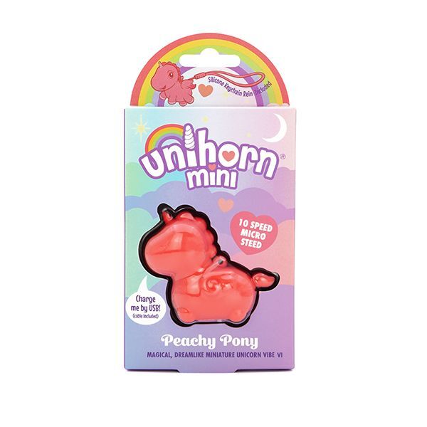 Unihorn Peachy Pony mini clitoral vibrator, imported from the UK