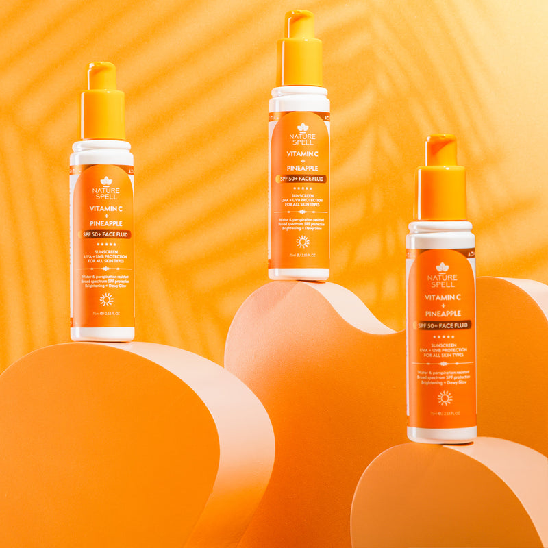 Nature Spell Vitamin C Pineapple Face Fluid 75ml, UK version