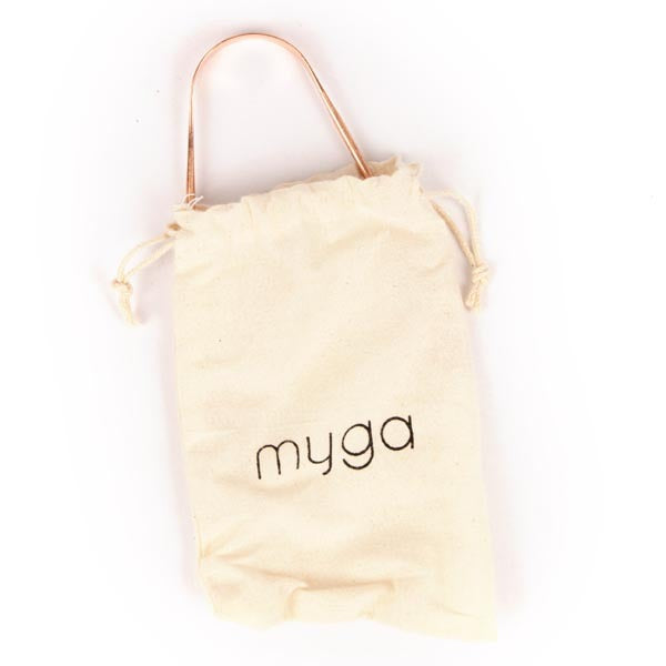 Myga Copper Tongue Scraper Cleaner