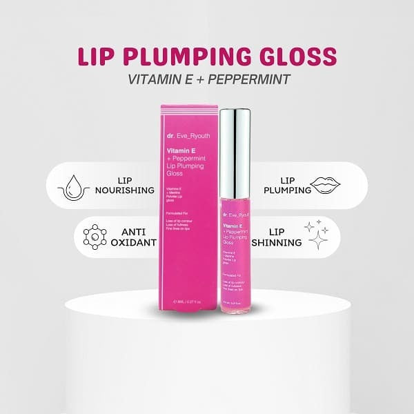 Dr. Eve Ryouth Vitamin E Peppermint Lip Plumper 8ml - British product