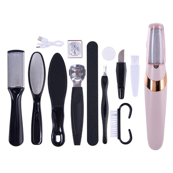 Livingandhome electric pedicure callus remover pink (British brand)