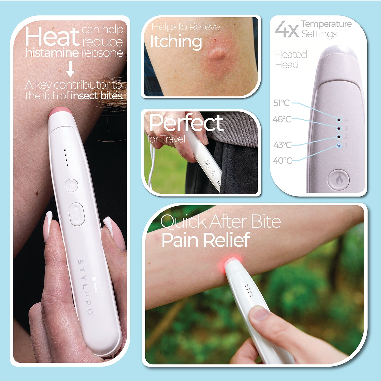 Stylpro heated insect bite pen - British product