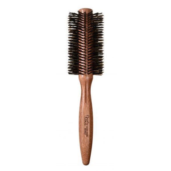 TEK Round Brush Brown Mahogany 65mm, imported from the UK