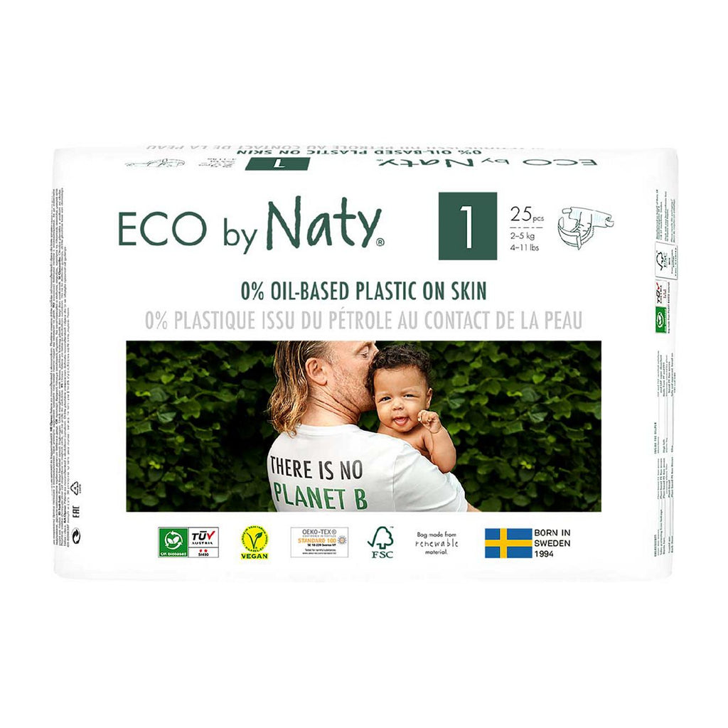 Naty Newborn, 25 Eco Nappies, 2-5kg