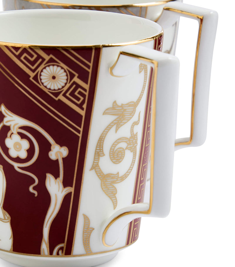 Wedgwood Valentine's Renaissance coffee mugs 300ml (British brand)