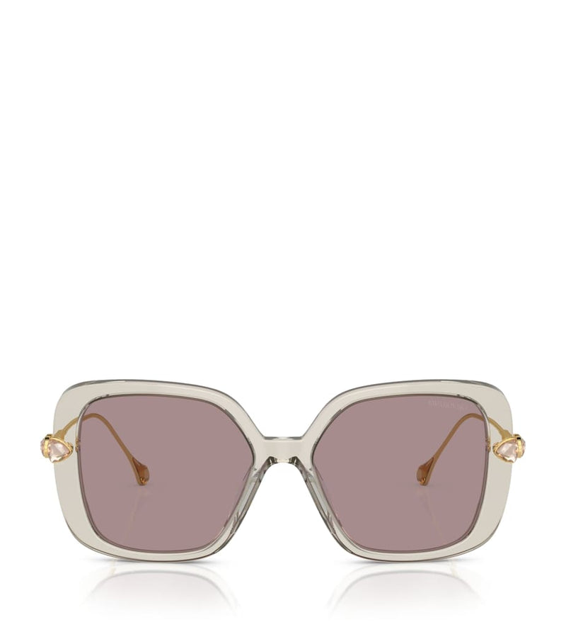 Swarovski oversized sunglasses (British brand)