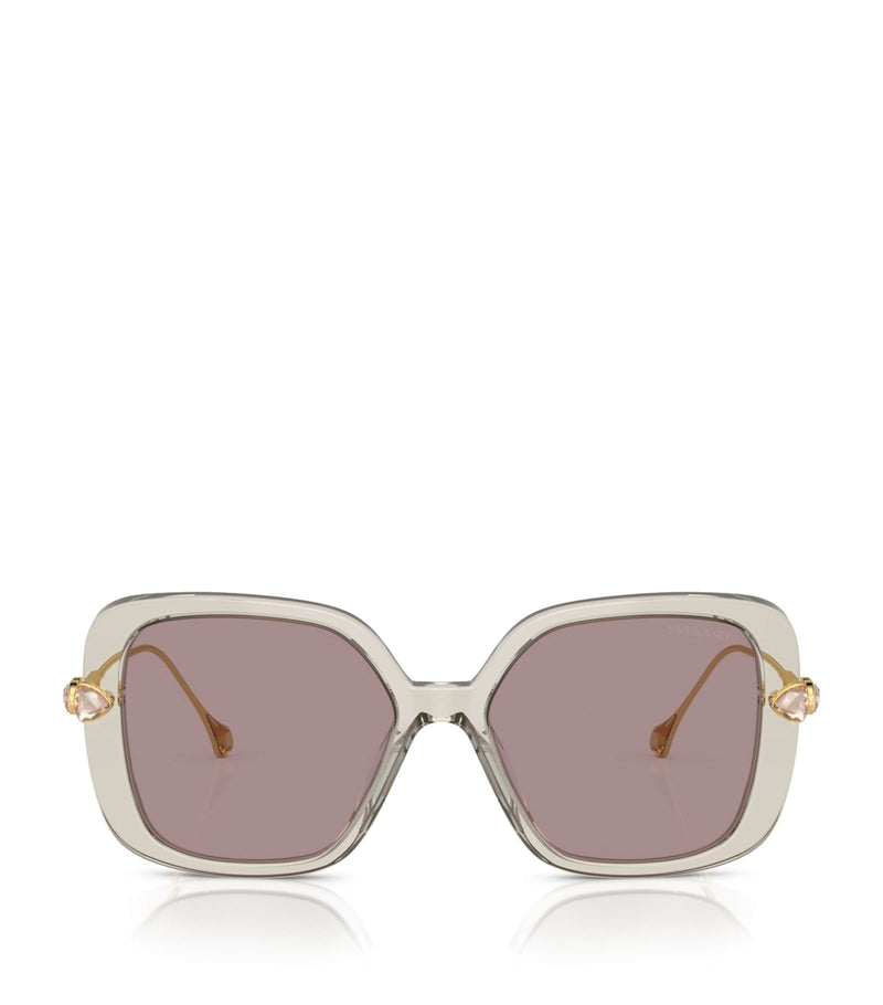 Swarovski oversized sunglasses (British brand)