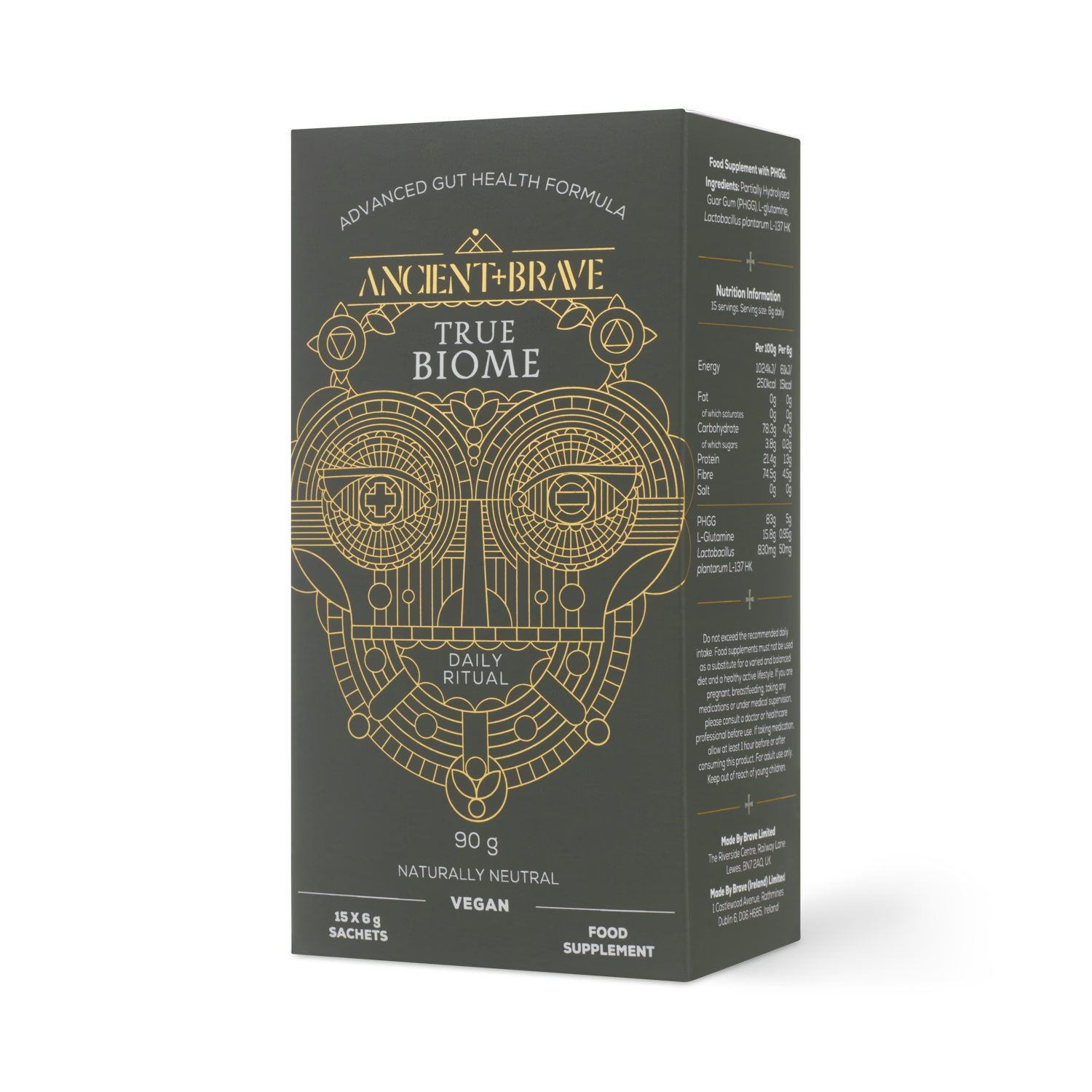 Ancient+Brave True Biome gut health supplement 15 sachets - British product