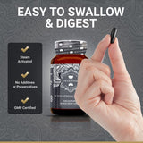 True Veda activated charcoal capsules 60 count (British brand)