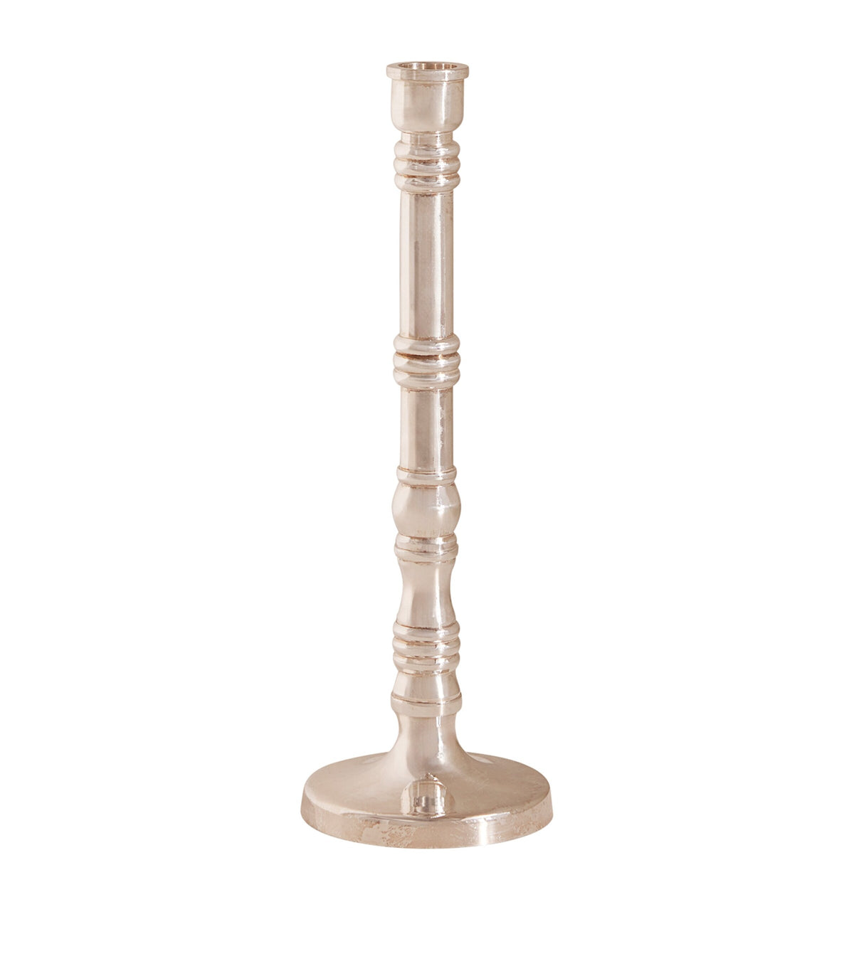 Soho Home silver-plated Stiden candlestick 27cm (British brand)
