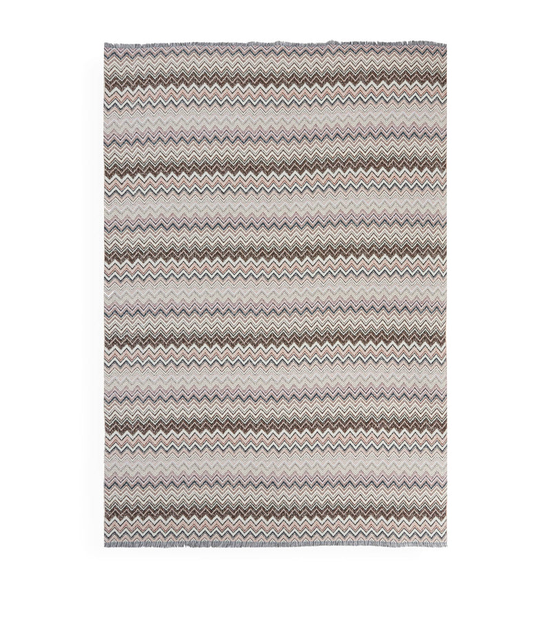 Missoni Home Wool-Blend Forest Throw 130cm x 195cm, imported from the UK