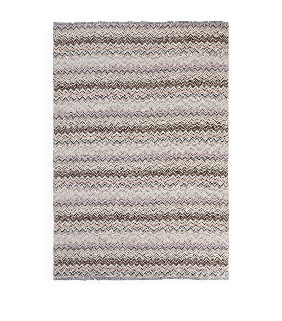 Missoni Home Wool-Blend Forest Throw 130cm x 195cm, imported from the UK