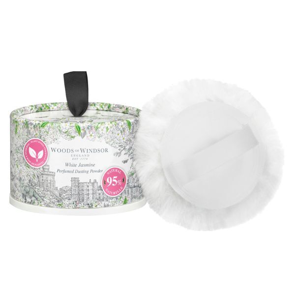Woods of Windsor White Jasmine dusting powder 100g, UK version