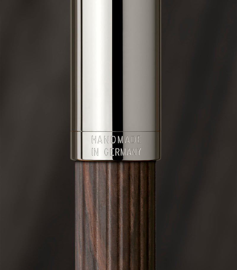 Graf von Faber-Castell wool and platinum-plated classic rollerball pen, UK version