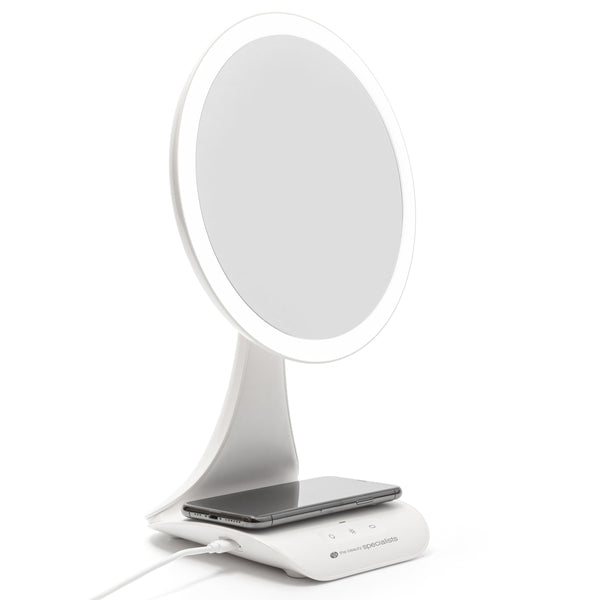 Rio 5x magnifying mirror with wireless charging, imported from the UK