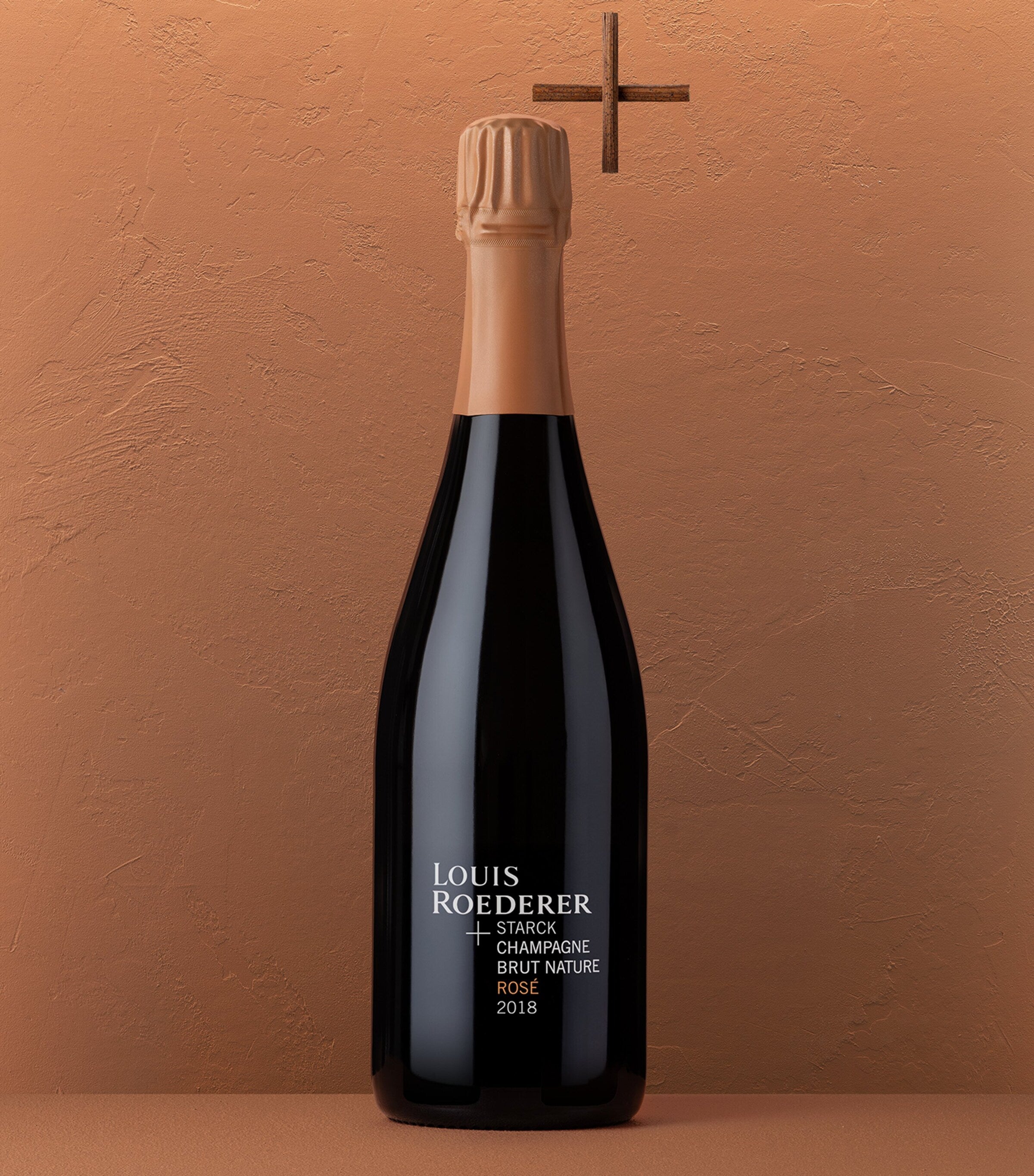 Louis Roederer x Philippe Starck Brut Nature Rosé Champagne 2018 (75cl) - Champagne, France