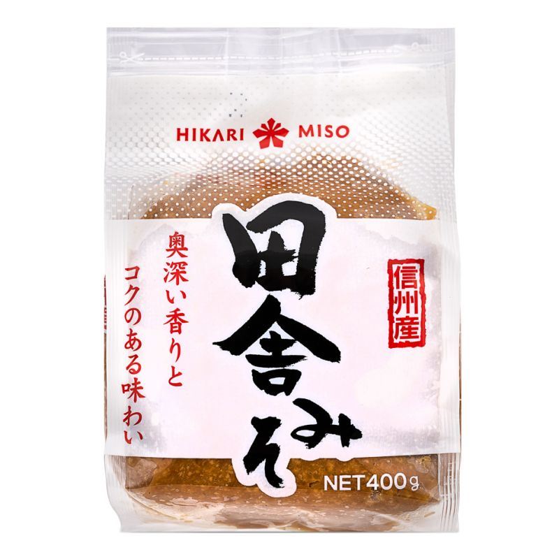 Hikari Inaka red miso paste (red) - British product