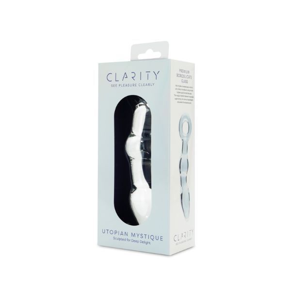 Clarity glass dildo Utopian Mystique 5.2 inches, UK version