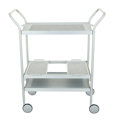 Kaymet zweistöckiger Aluminium-Serviertrolley