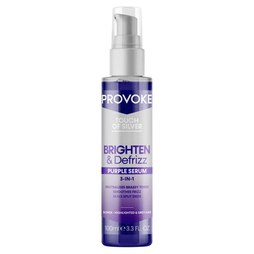 Provoke Touch of Silver Brighten & Defrizz 3-in-1 Purple Serum