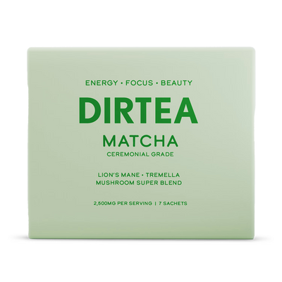 Holland & Barrett DIRTEA Matcha Mushroom Super Blend 7x Sachets- Buy online at McGrocer