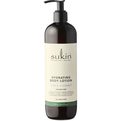 Superdrug Sukin Hydrating Body Lotion Lime and Coconut Body Moisturiser- Buy online at McGrocer