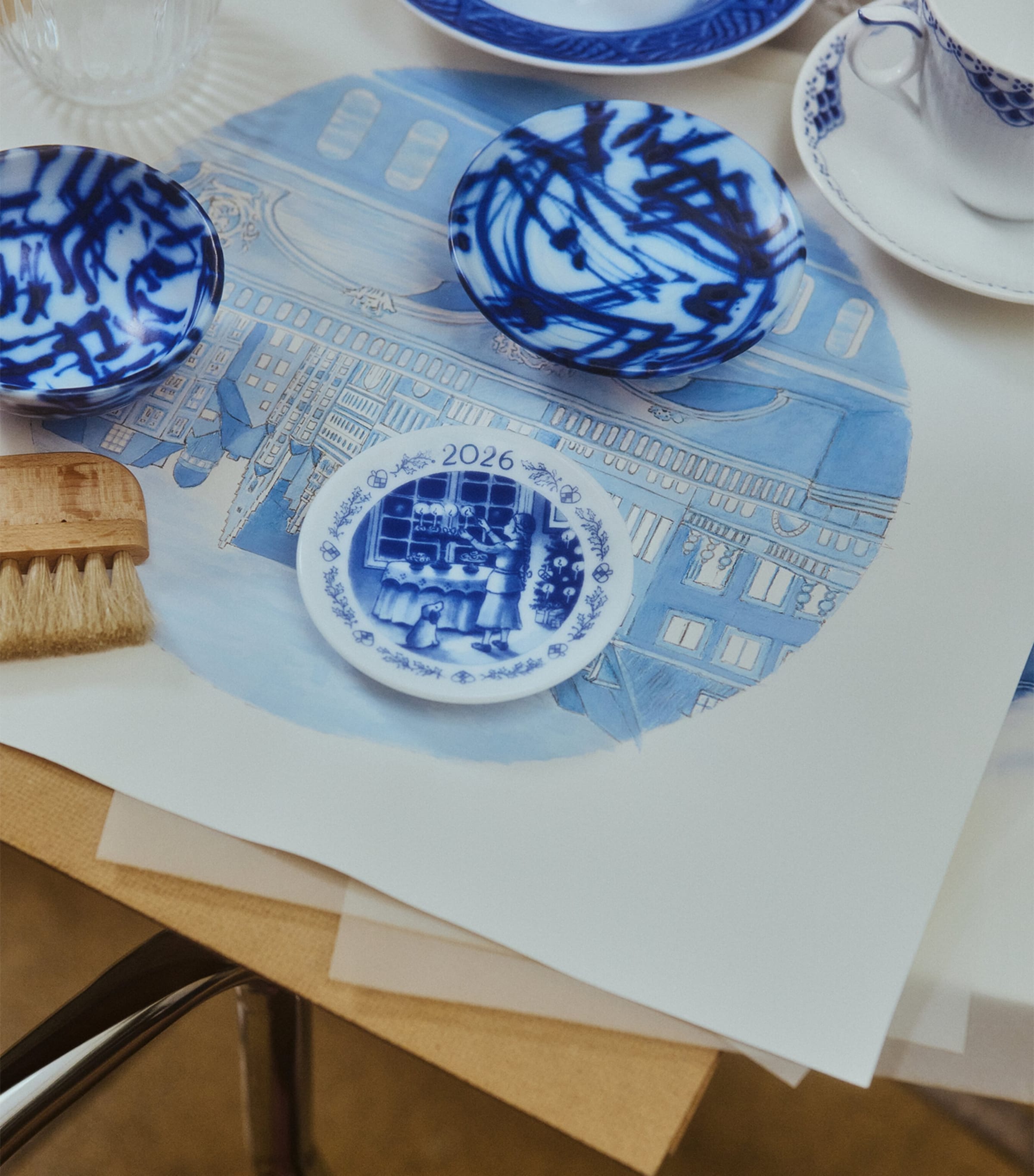 Royal Copenhagen Blue Collectibles Christmas 2026 Plaquette (8.5cm)