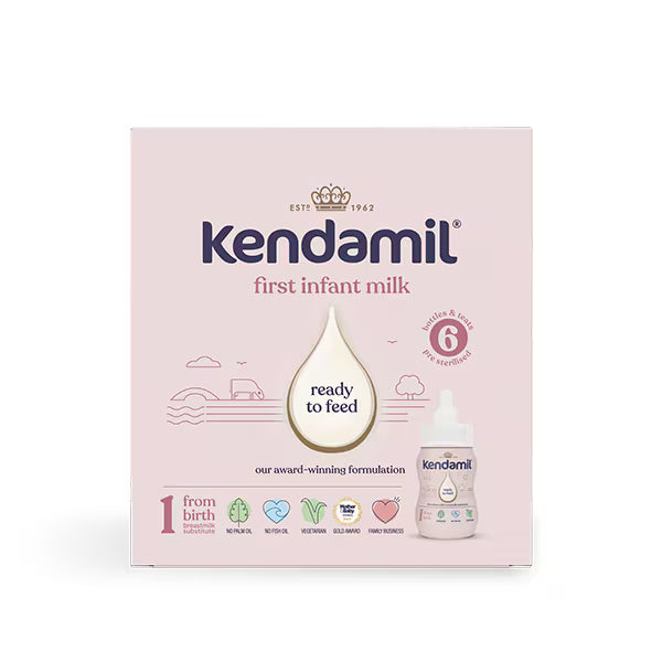 Kendamil Infant Milk Ready To Feed 6 x 70ml bottles, UK version