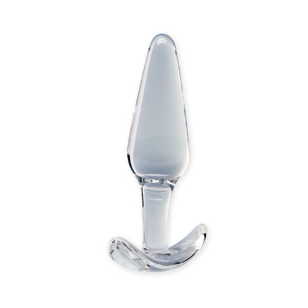 Clarity Utopian Floret glass butt plug 108mm - British product