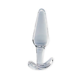 Clarity Utopian Floret glass butt plug 108mm - British product