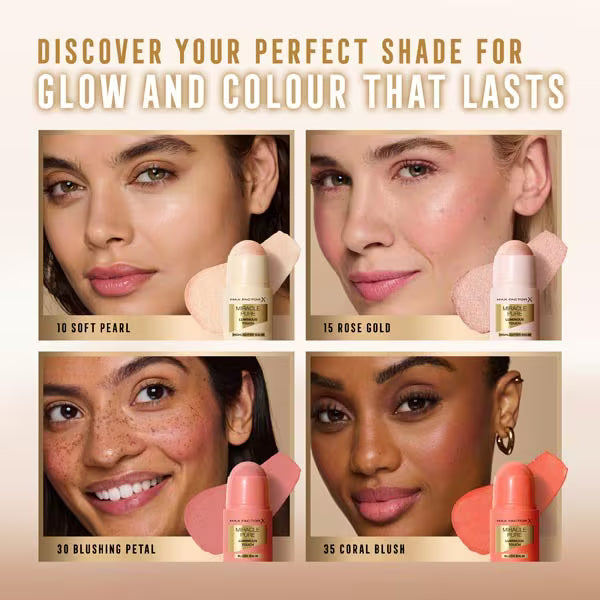 Max Factor Miracle Pure Blush Stick Blushing Petal, imported from the UK