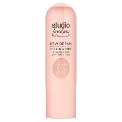 Superdrug Studio London Glow Mist Light Makeup Setting Spray- Buy online at McGrocer