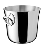 Christofle Vertigo silver-plated champagne cooler (British brand)
