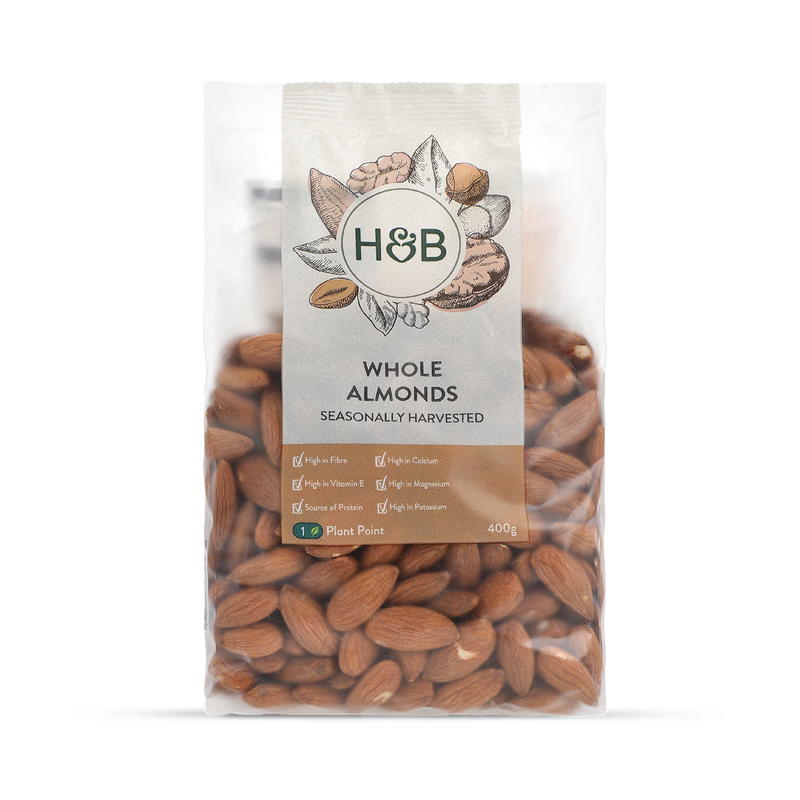 Holland & Barrett whole almonds 400g, UK version