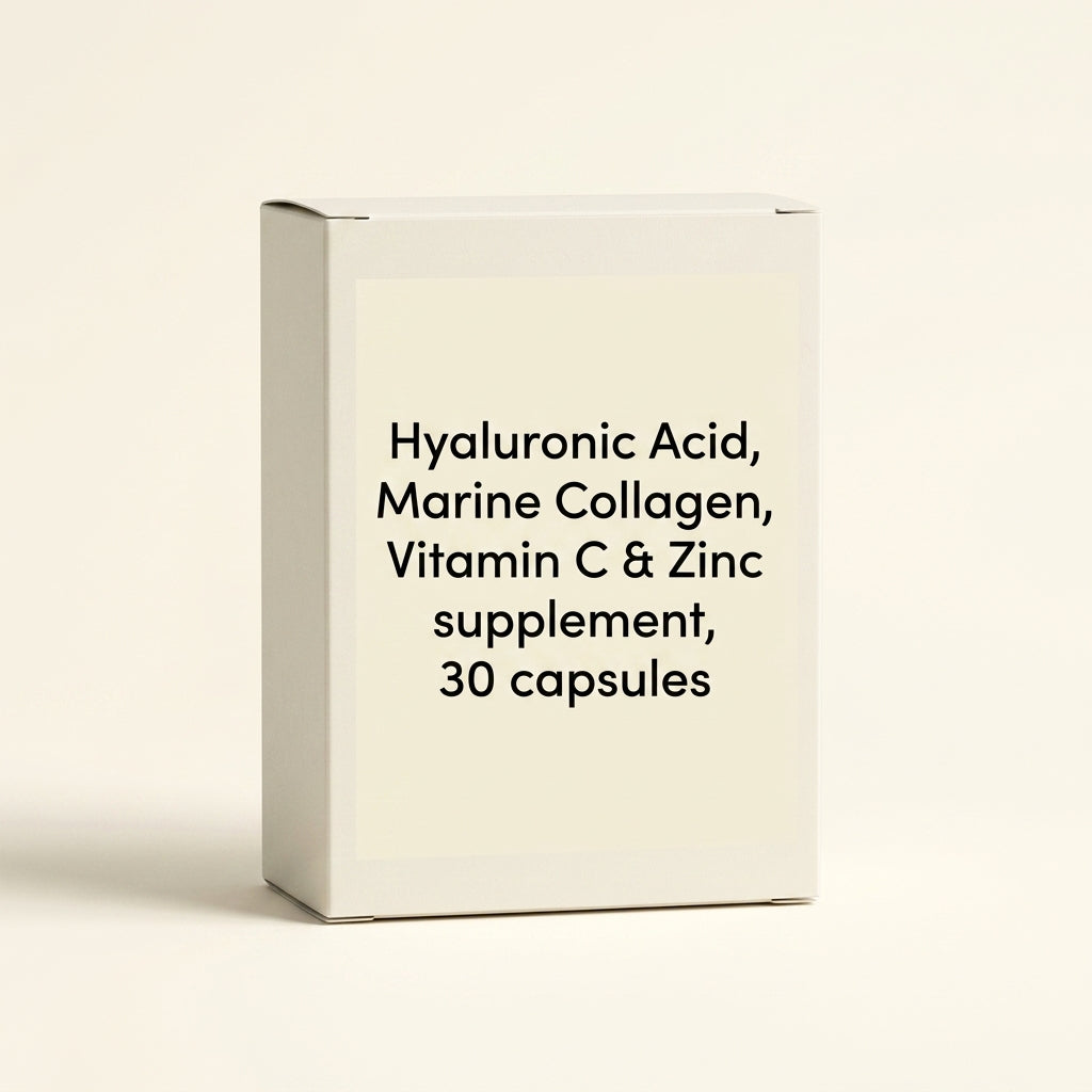 High Strength Marine Collagen and Hyaluronic Acid Skin Support 30 Capsules