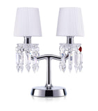 Baccarat Zénith Nomade chrome table lamp 37cm (British brand)