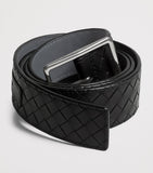 حزام Bottega Veneta الجلدي Intrecciato Piccolo ، الإصدار البريطاني