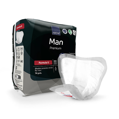 Abena Man Formula 0 Premium Incontinence Pads 300ml Absorbency Pack of 14